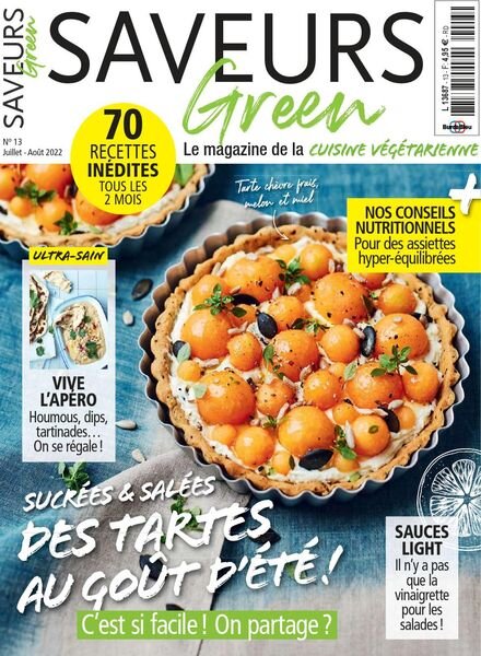 Saveurs Green – Juillet-Aout 2022 Cover