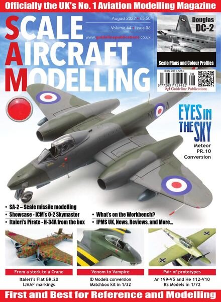 Scale Aircraft Modelling – August 2022 Cover