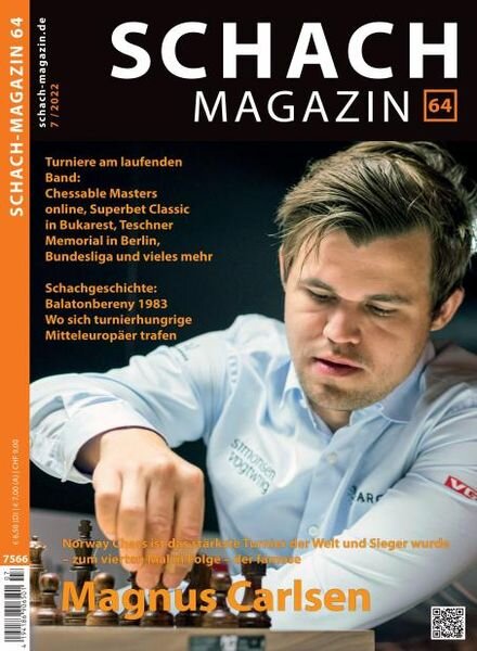Schach-Magazin 64 – Juli 2022 Cover