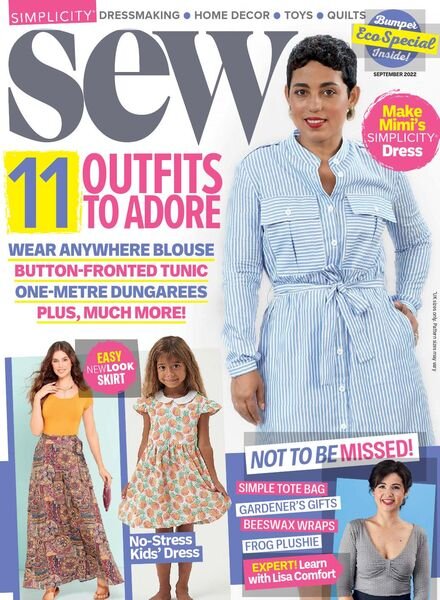 Sew – September 2022 Cover