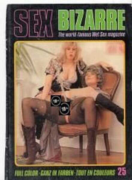 Sex Bizarre – n. 25 April 1979 Cover