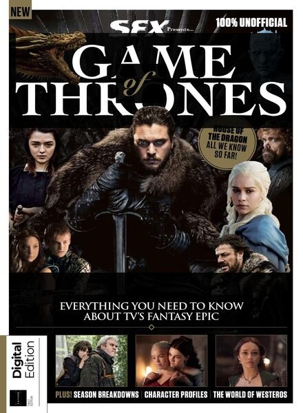 SFX Presents – The Ultimate Guide to Game of Thrones – 1st Edition 2022 Cover