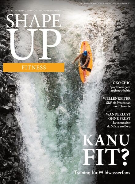 shape UP Fitness – Juli 2022 Cover