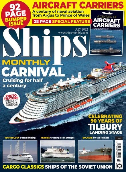 Ships Monthly – July 2022 Cover