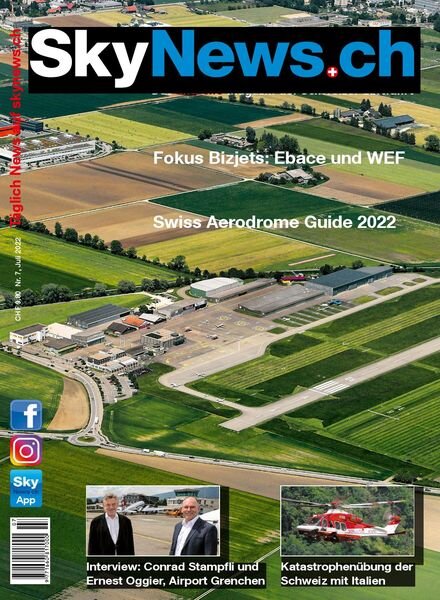 SkyNews.ch – Juli 2022 Cover
