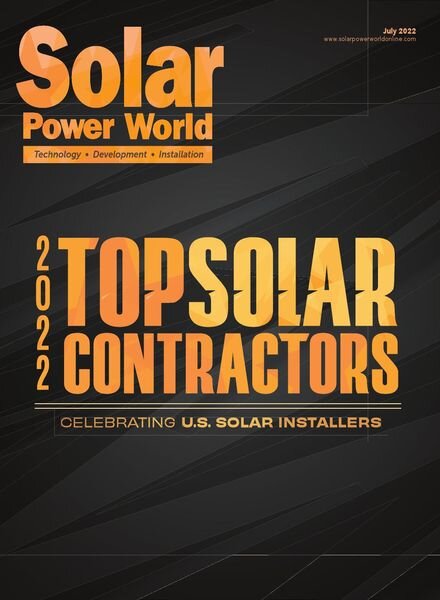 Solar Power World – July 2022 Cover
