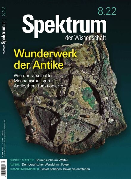 Spektrum der Wissenschaft – Juli 2022 Cover