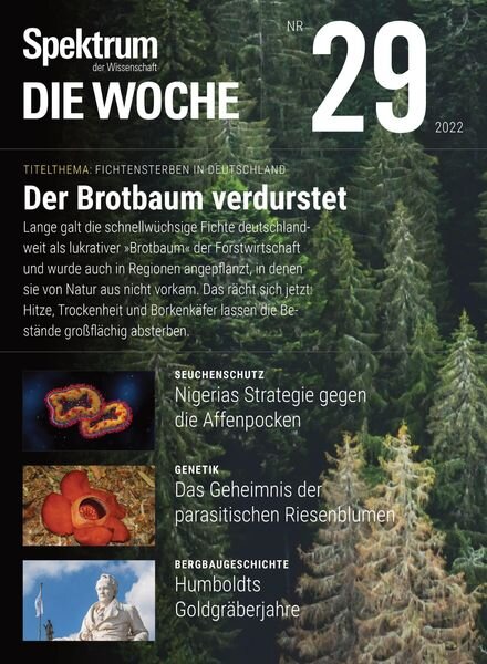 Spektrum – Die Woche – 21 Juli 2022 Cover
