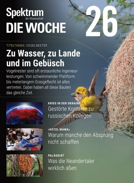 Spektrum – Die Woche – 30 Juni 2022 Cover