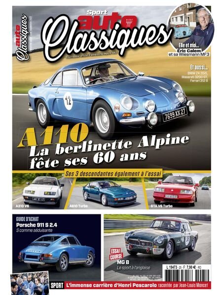 Sport Auto Classiques – Juillet-Septembre 2022 Cover