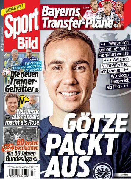 Sport Bild – 06 Juli 2022 Cover