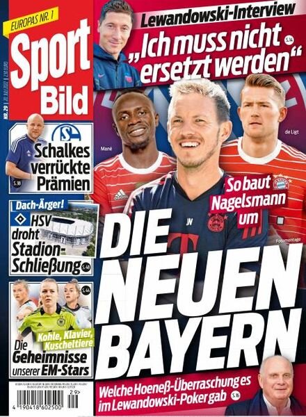 Sport Bild – 20 Juli 2022 Cover