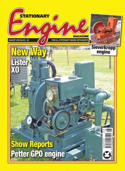 Stationary Engine – August 2022 Cover