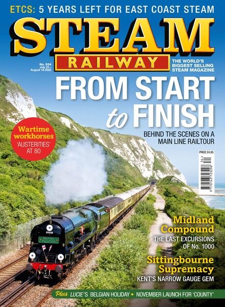 Steam Railway – July 2022 Cover