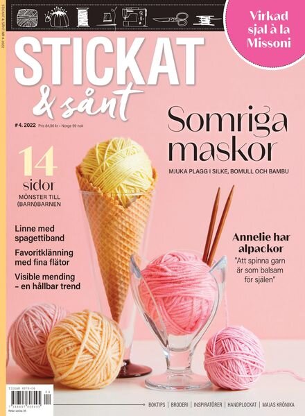 Stickat & Sant – juli 2022 Cover