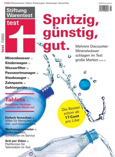 Stiftung Warentest Test – Juli 2022 Cover