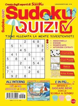 Sudoku Quiz – luglio 2022