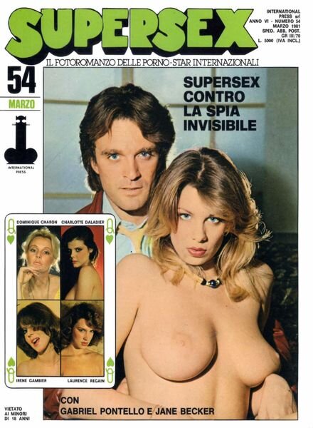 Supersex – Nr 4 March 1981 Cover