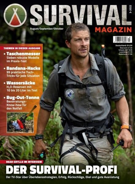 SURVIVAL Magazin – August 2022 Cover