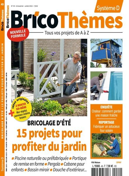 Systeme D Bricothemes – Juillet 2022 Cover