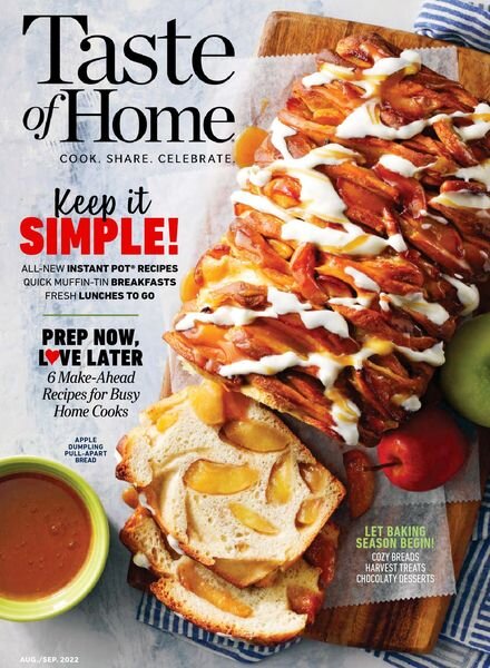 Taste of Home – August 2022 Cover
