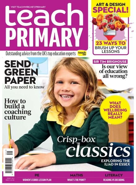 Teach Primary – June-July 2022 Cover
