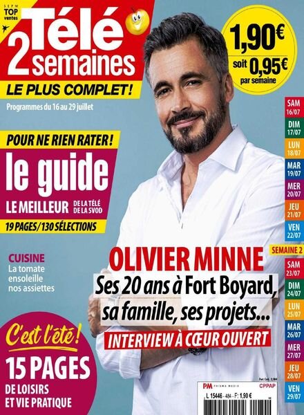 Tele 2 Semaines – 16 Juillet 2022 Cover