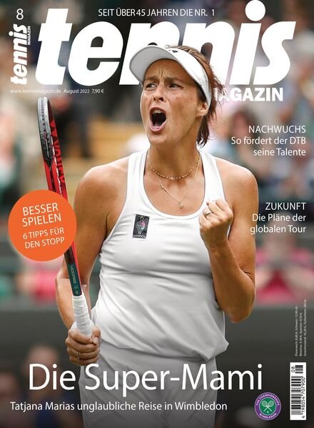 tennis Magazin – August 2022 Cover