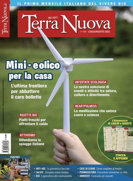 Terra Nuova – luglio 2022 Cover