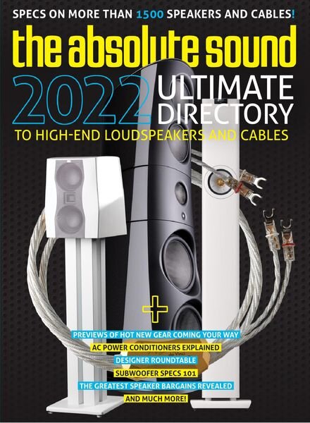 The Absolute Sound – Ultimate Directory to High-End Loudspeakers and Cables 2022 Cover