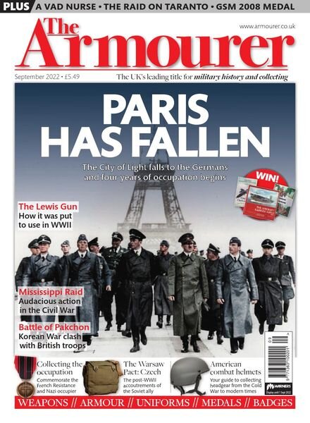 The Armourer – Issue 205 – September 2022 Cover