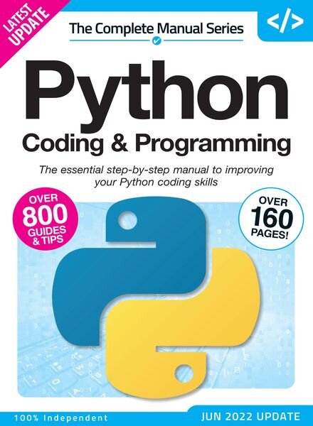 The Complete Python Manual – June 2022 Cover
