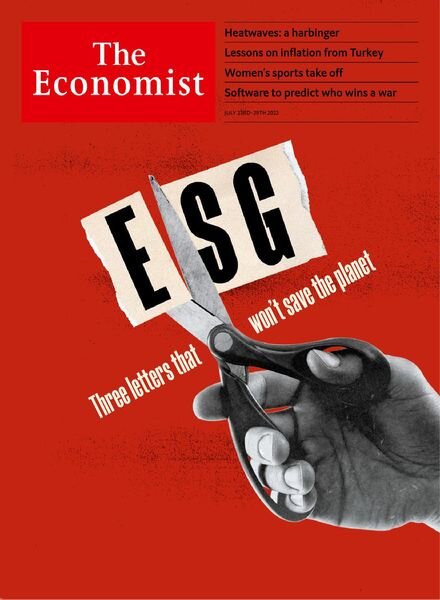 The Economist Middle East and Africa Edition – 23 July 2022 Cover
