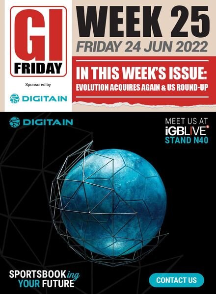 The Gambling Insider Friday – 24 June 2022 Cover