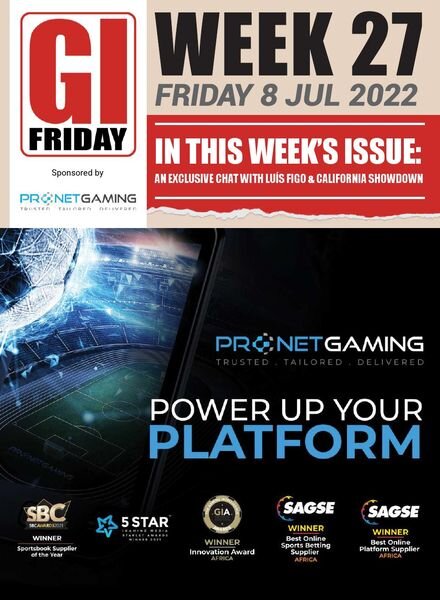 The Gambling Insider Friday – 8 July 2022 Cover