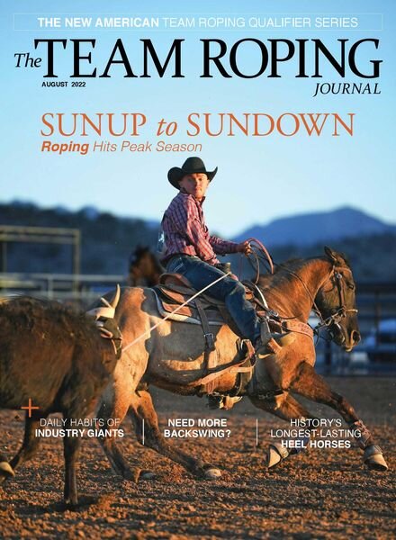 The Team Roping Journal – August 2022 Cover