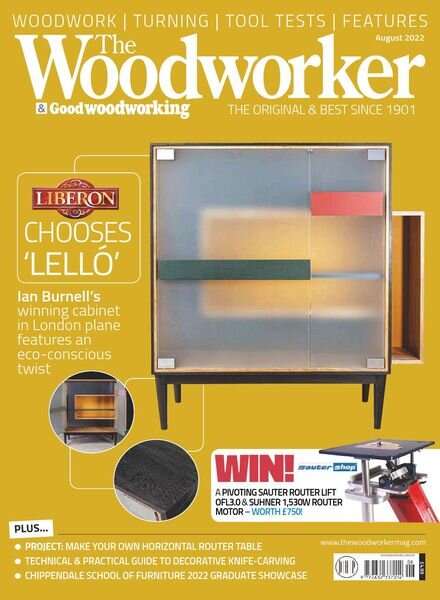 The Woodworker & Woodturner – August 2022 Cover