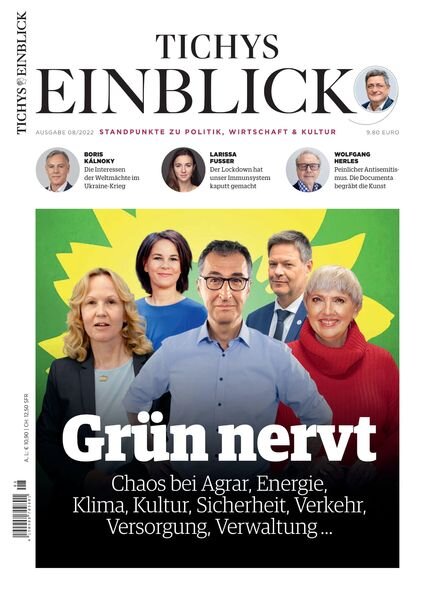 Tichys Einblick – 12 Juli 2022 Cover