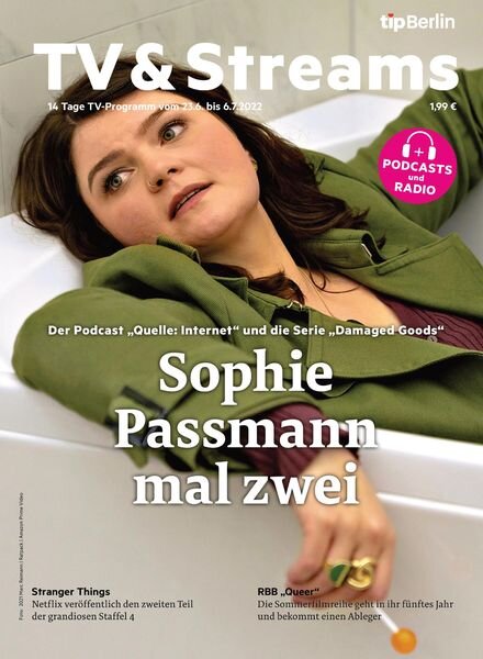 tipBerlin TV & Streams – 21 Juni 2022 Cover