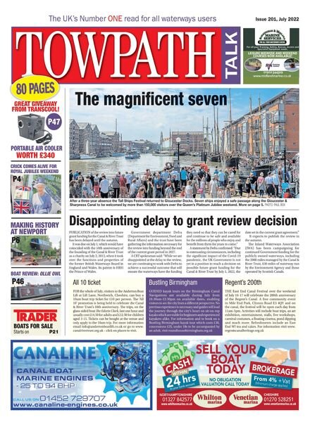 Towpath Talk – July 2022 Cover