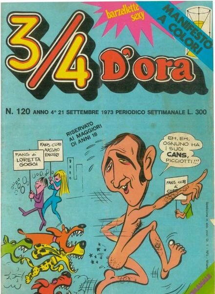 Tre Quarti d’ora – n. 120 21-9-1973 Cover