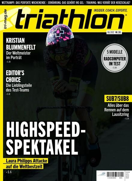 Triathlon Germany – Juli 2022 Cover