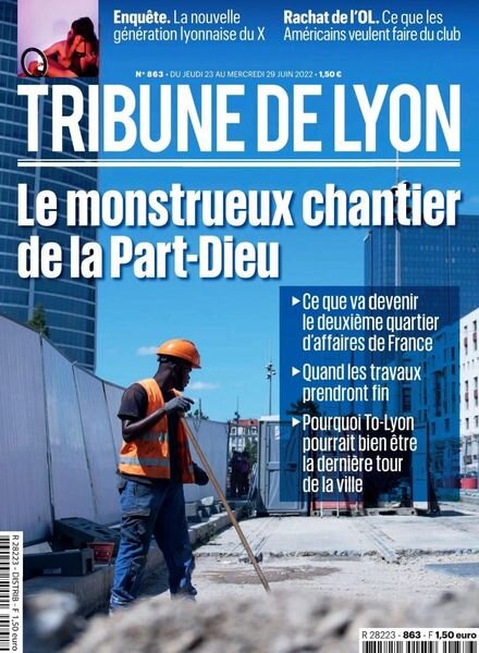 Tribune de Lyon – 23 Juin 2022 Cover