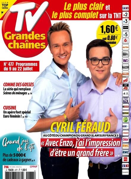 TV Grandes chaines – 9 Juillet 2022 Cover