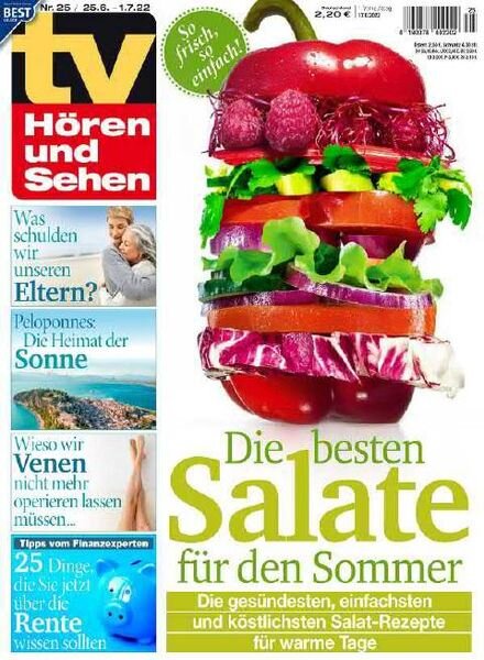 TV Horen und Sehen – 17 Juni 2022 Cover