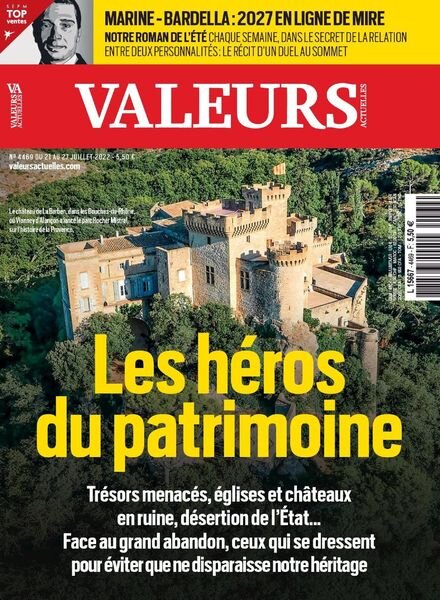 Valeurs actuelles – 21 juillet 2022 Cover