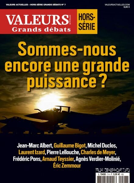 Valeurs Actuelles – – Hors-Serie Grands Debats N 7 – Juillet 2022 Cover