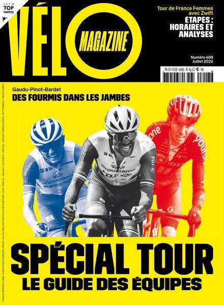 Velo Magazine – Juillet 2022 Cover