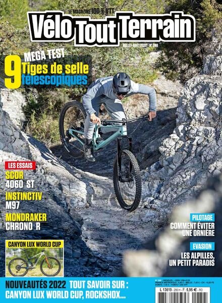 Velo Tout Terrain – Juillet-Aout 2022 Cover