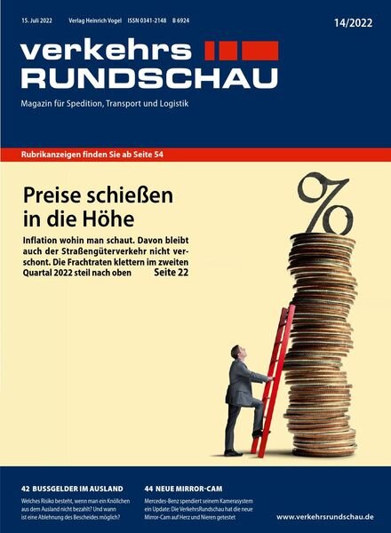 VerkehrsRundschau – 08 Juli 2022 Cover
